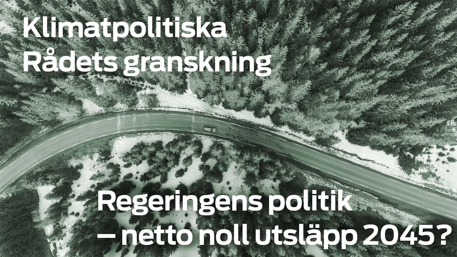 Fores Syd Presenterar Klimatpolitiska R Dets Granskning Studiomalm